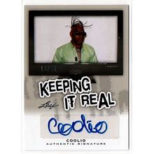 2013 Leaf Pop Century Keeping It Real Coolio Rapper Autograph Card