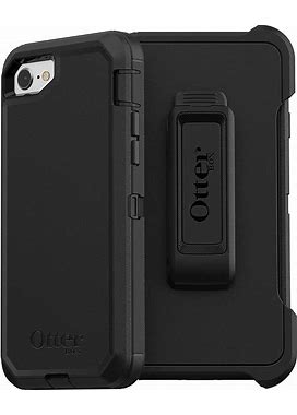 Otterbox Defender Series Case For iPhone SE (3Rd And 2nd Gen) And iPhone 8/7 - Retail Packaging - BLACK