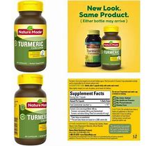 Nature Made Turmeric 500 Mg Capsules, 60 Count For Antioxidant 60