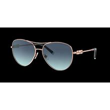 TIFFANY & CO. TF3083B Rubedo - Women Luxury Sunglasses, Azure Gradient Blue Lens