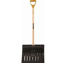 Jackson Professional Tools True Temper 18"W Snow Shovel With Wood Handle (027-1640700) Size 18