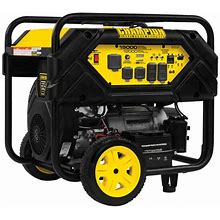 Champion Power Equipment Milwaukee Series 717 CC Gasoline-Powered Portable Generator With Electric Start 100111 - 15,000 / 12,000, 120/240V