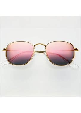 Freyrs Alex Pink Mirrored Lens Cute Designer Womens Sunglasses
