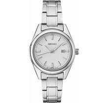 Seiko Women's Essentials Stainless Steel Watch - SUR633, Size: Small, Silver