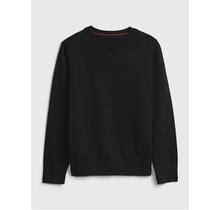 Organic Cotton Uniform Sweater By Gap True Black Husky Size L (10)