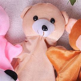 Kids Hand Puppet, Toddler Animal Plush Toy Party Supplies Toy, Soft Plush Puppet For Theater Role Play Storytelling Preschool Teaching,Reliable,Temu