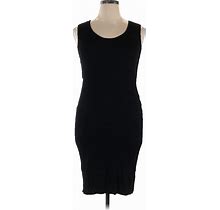 Lauren By Ralph Lauren Casual Dress - Sheath: Black Solid Dresses - Women's Size 1X