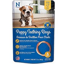N-Bone Puppy Teething Ring, Chicken Flavor, 6 Count Bag
