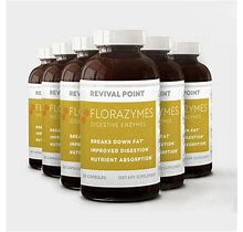 Revival Point Florazymes Premium Digestive Enzymes For Digestion, Bloating, Gas Support Women And Men
