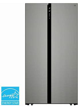 15.6 Cu. Ft. Side-By-Side Apartment Size Refrigerator In Stainless Steel