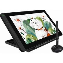 2021 HUION KAMVAS 12 Graphics Drawing Tablet With Screen Full Lamination Android Support Battery-Free Sylus Tilt 8 Press Keys Adjustable Stand Electronics