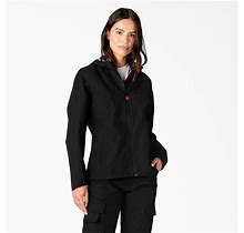 Dickies Women's Waterproof Rain Jacket - Black Size 2Xl (SJF101)