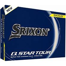 Srixon Q-Star Tour Golf Balls (Tour Yellow, 12Pk) 1Dz 2024 NEW