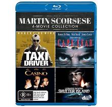 4 Movies - Martin Scorsese Collection - Taxi Driver / Cape Fear / Casino / Shutter Island - Blu-Ray Set