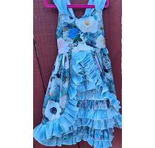 Sun Dress - Blue Flowers (6)