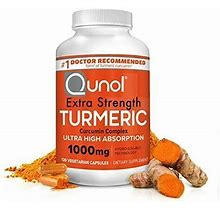 TURMERIC CURCUMIN Joint Support Dietary Supplement 120 Vegetarian Capsules QUNOL
