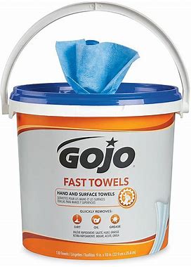 GOJO Fast Towels - 130 Ct - Container Of 130 Sheets - S-11680