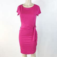 Venus Dresses | Venus Womens Sheath Dress Pink Stretch Size Small | Color: Pink | Size: S