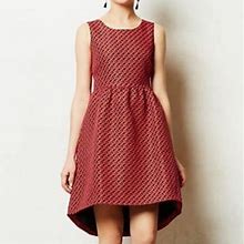 Lili Wang For Lilis Closet Dresses | Lili Wang Anthropologie Red High Low Dress Size 4 | Color: Blue/Red | Size: 6