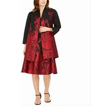 Natori Jackets & Coats | Natori Women's Floral Blazer Evening Jacket Black Size X-Small | Color: Black | Size: Xs