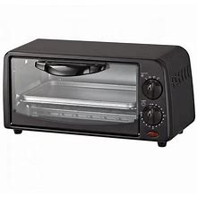 Courant To-621K 2 Slice Compact Toaster Oven With Bake Tray And Toast Rack, Black.