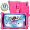 Contixo 7" Kids Tablet 32Gb, 50+ Disney Storybooks, Protective Case W/ Kickstand & Stylus (2024 Model) - Pink