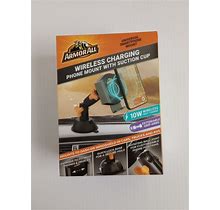 ARMOR ALL Universal Wireless Charging Phone Mount With Suction Cup