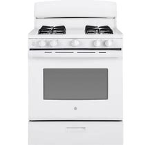 GE Appliances JGBS30DEKWW 30" Free-Standing Gas Range - White - White - Cooking Appliances - Ranges - Refurbished