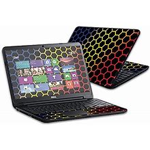 Mightyskins Skin Compatible With Dell Inspiron 17 3721 Laptop 17" (Released 2013) Wrap Sticker Skins Primary Honeycomb