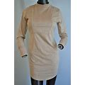 Forever 21 Sexy Fitted Dress Beige Womens Fashion Clothing