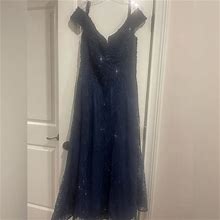 Mon Cheri Dresses | Beautiful Ivonne D Of Mon Cheri Mother Of Groom/Bride Like New/ Worn 6-7 Hours | Color: Blue | Size: 20