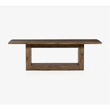 Spade Dining Table, Rustic Fawn, 93"L | Pottery Barn