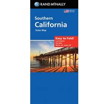 Rand Mcnally Easy To Fold: Southern California Laminated Map