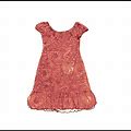 Xhilaration Dresses | Xhiliration - Paisley A-Line Ruffle Dress | Color: Red | Size: L
