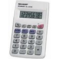 Sharp® 8-Digit Pocket Calculator, EL233SB, 2-1/4" X 3-3/4" X 1/2", Grey/White