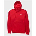Nike Sportswear Club Fleece Pullover Hoodie - Red - X-Large