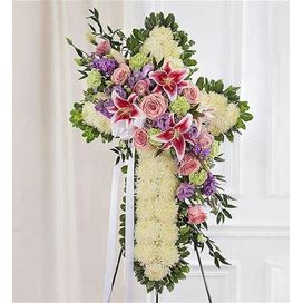 Peace & Prayers Standing Cross- Pastel Peace & Prayers™ Standing Cross- Pastel | 1-800-Flowers Flowers Delivery