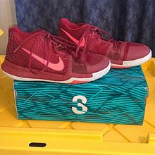 Nike Shoes | Kyrie 3 Gs. Size 7Youth | Color: Pink/Red | Size: 7B
