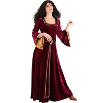 Disney's Tangled Mother Gothel Exclusive Costume For Women | Adult | Womens | Black/Orange/Red | M | FUN Costumes