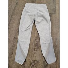 Lululemon Athletica Pants & Jumpsuits | Wunder Under High-Rise Crop 23" Full-On Luxtreme Roll Down Scallop Leggings 6 | Color: Gray | Size: 26