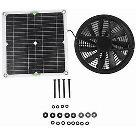 100W Solar Powered Attic Fan Ventilation Panel For Roof Exhaust