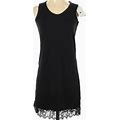 Wendy Williams Dresses | Wendy Williams Lbd Nwt Black Sleeveless Dress With Scoopneck & Lace At Hemline. | Color: Black | Size: Xs