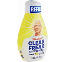 Mr. Clean 79130 Clean Freak Deep Cleaning Mist All-Purpose Spray Cleaner With Lemon Zest Refill 16 Fl. Oz. - 6/Case