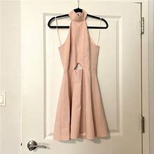 Jaygodfrey Dresses | Jay Godfrey Halter Blush Dress | Color: Cream/Pink | Size: 4