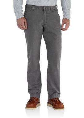 Carhartt Mens 102291 Factory 2nd Rugged Flex Rigby Relaxed Fit Pant - Gravel 29W X 30L