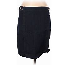 Ellen Tracy Denim Skirt: Blue Bottoms - Women's Size 10