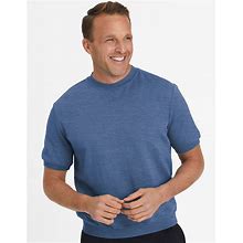 Blair John Blair Supreme Fleece Short-Sleeve Sweatshirt - Blue - S