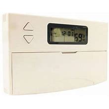 King Electric Ep-3 24V LCD Display Programmable Thermostat, White