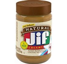 Jif Natural Peanut Butter Creamy - 28 Oz