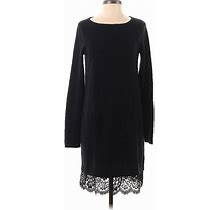 Neiman Marcus Casual Dress - Shift: Black Print Dresses - Women's Size Small